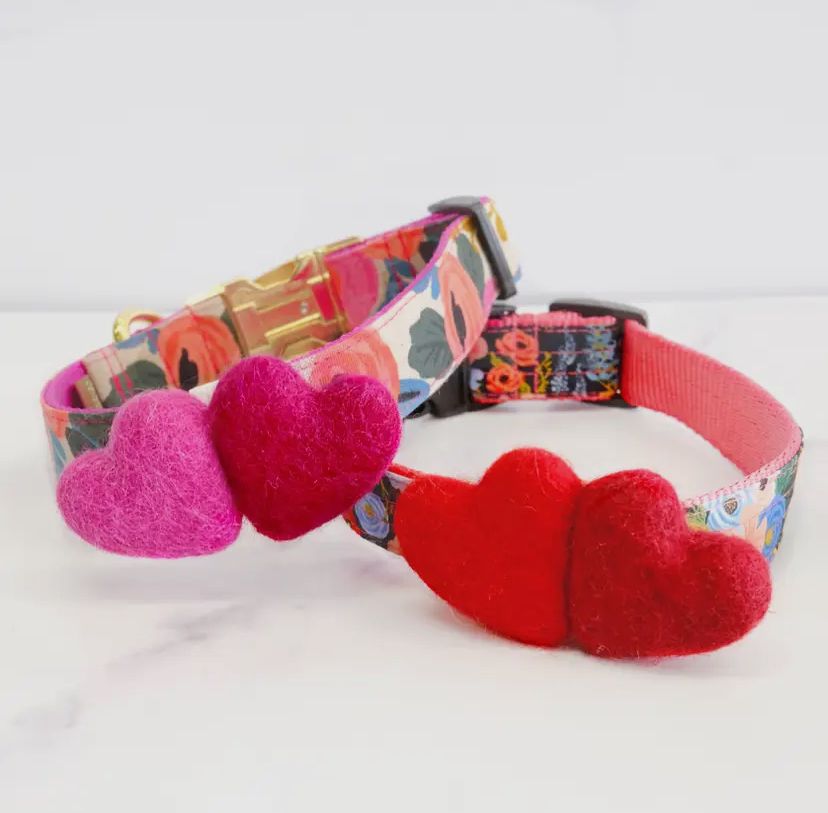 Dog Collar Hearts